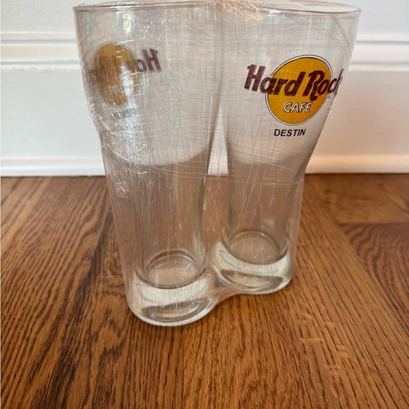 Hard Rock Cafe Destin Drinkware‎ Set of two. 8 inches tall. - Picture 2 of 3